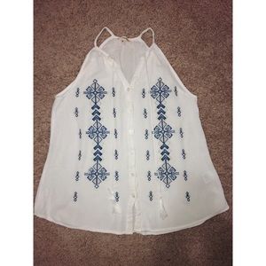 TJ MAXX - Embroidered Tank Top